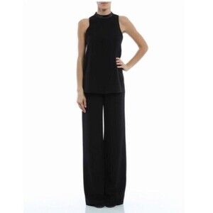 Alexander Wang (Size 8) Black Halter top tunic Formal Classy Business Casual